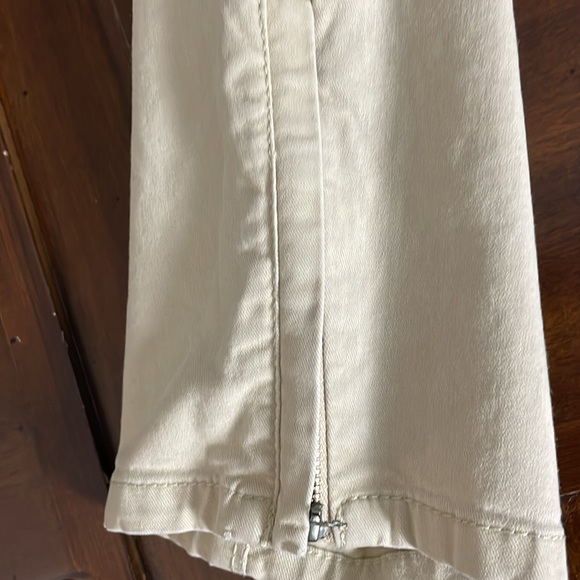 Womens size 6P tan Talbots Pants with zippers on ankles - Picture 2 of 10